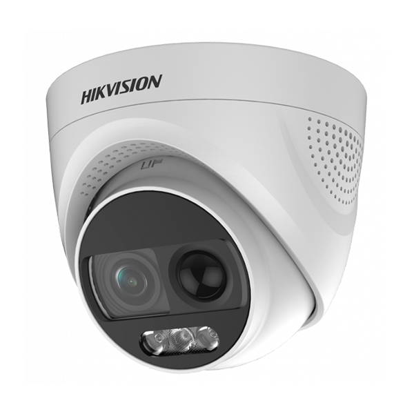 Hikvision DS-2CE72KF3T-PIRXO(2.8mm) 3K fixed lens ColorVu PIR siren turret camera